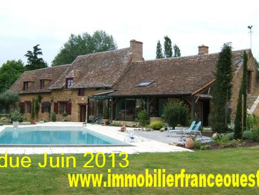 immobilier Sarthe (72):Charmante Propriété à 10 Minutes de Sablé (Sarthe 72)  