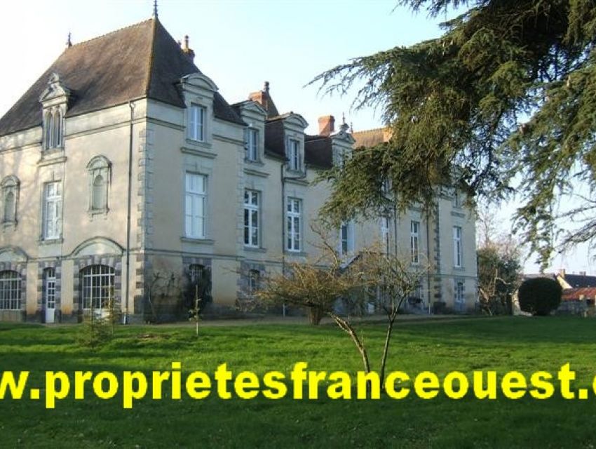 immobilier Sarthe (72):Château à vendre Pays de Loire - confins Maine et Loire - Sarthe