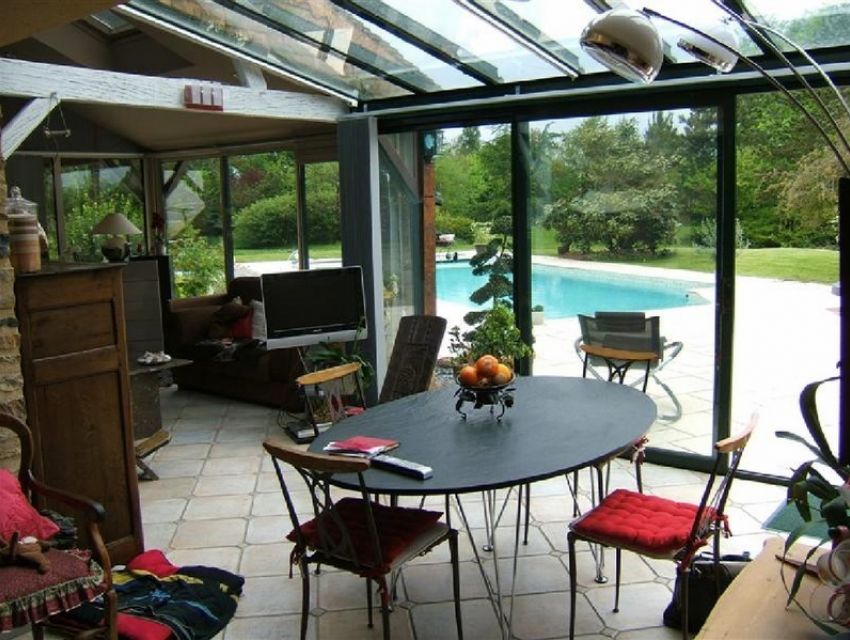 immobilier Sarthe (72):10. Vue sur la terrasse