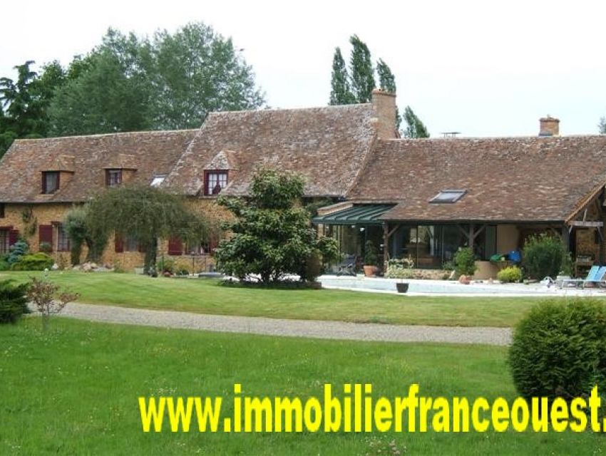 immobilier Sarthe (72):Charmante Propriété à 10 Minutes de Sablé (Sarthe 72)  