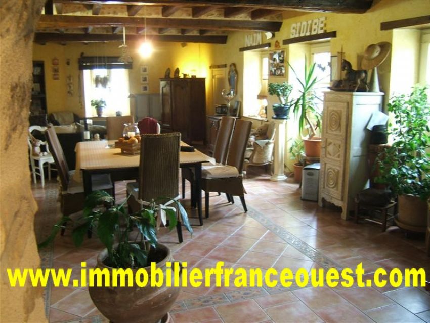immobilier Sarthe (72):Sablé-sur-Sarthe (72300) - petite propriété villageoise.