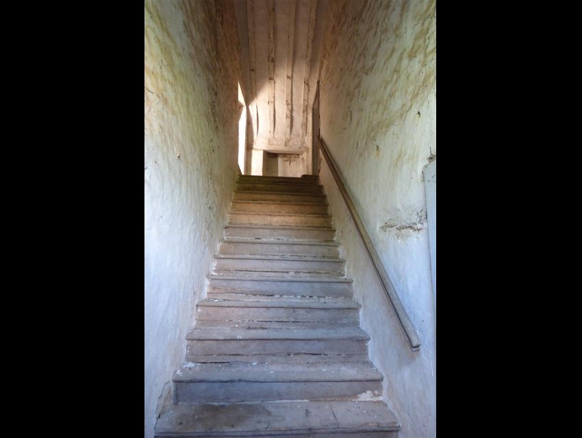 Escalier droit  d'époque XVIIème 