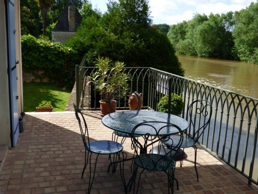 Terrasse maison de charme et caractère Sablé sur Sarthe 