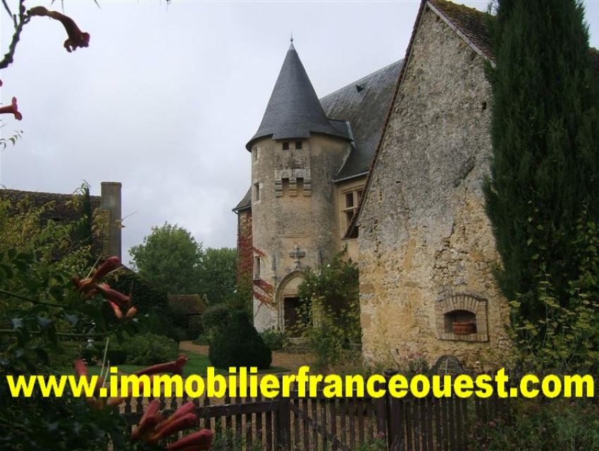 immobilier Sarthe (72):Authentique Manoir du XVème siècle - A 25 kms du Mans
