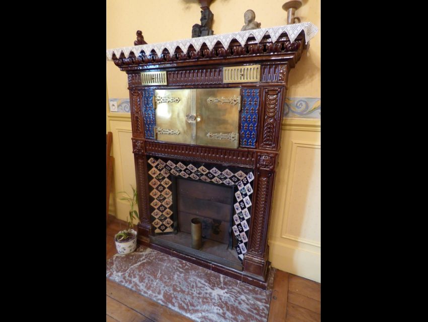 Authentique cheminée prussienne