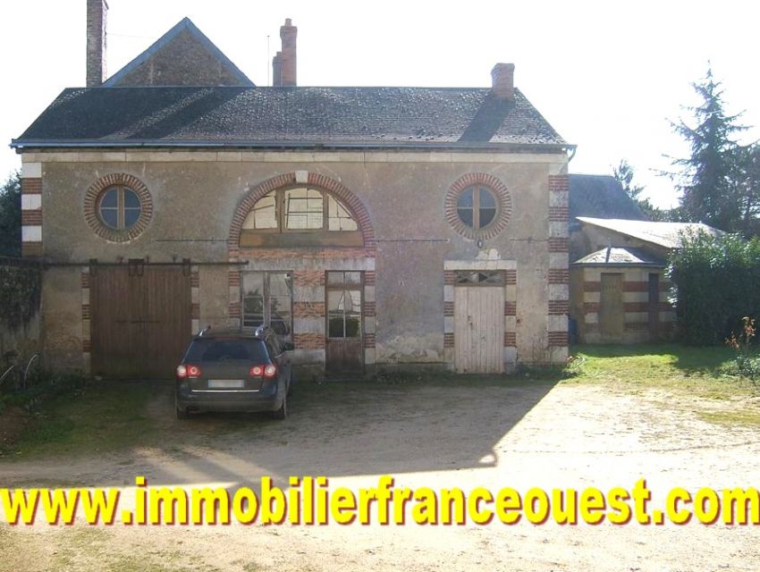 immobilier Sarthe (72):Demeure XIXème,  proche de  Sablé sur Sarthe